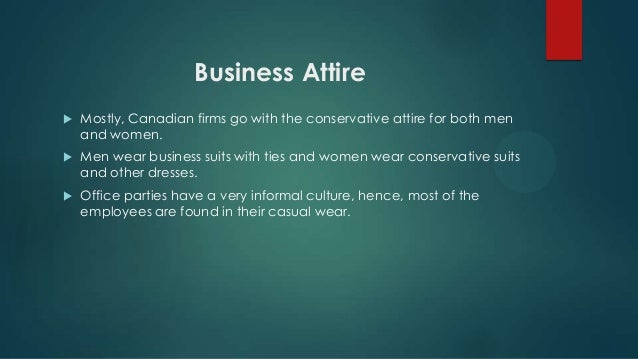 business casual canada