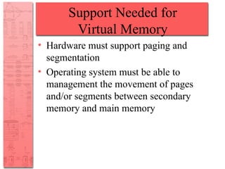 Virtual memory Chapter 9 simple and easy | PPT