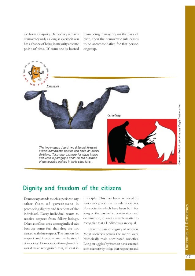 Democratic Politics Chapter 7 Grade 10 CBSE of Democracy]