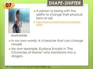 Types of Characters in Literature | PPTX