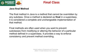 Final Class Final exam in the evening Methods.ppt