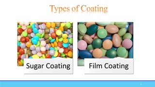 Sugar Coating Film Coating
4
 