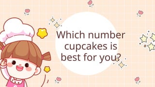 Which number
cupcakes is
best for you?
 