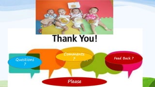 Feed Back ?
Please
Comments
?
Questions
?
 