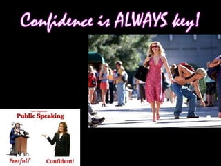 Confidence is ALWAYS key!