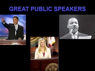 GREAT PUBLIC SPEAKERS