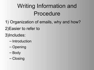 Routine E-mail messages and memos | PPT