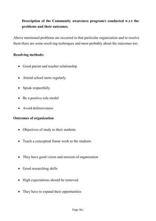 Community Problem Resolution Sample FINAL Community_Service_Project.docx