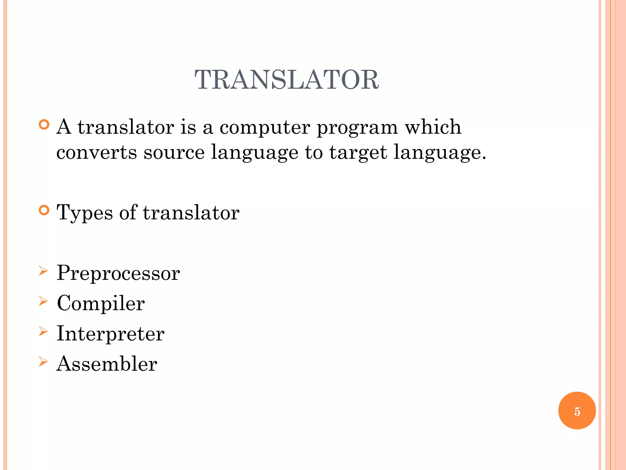 Basics of compiler design ppt