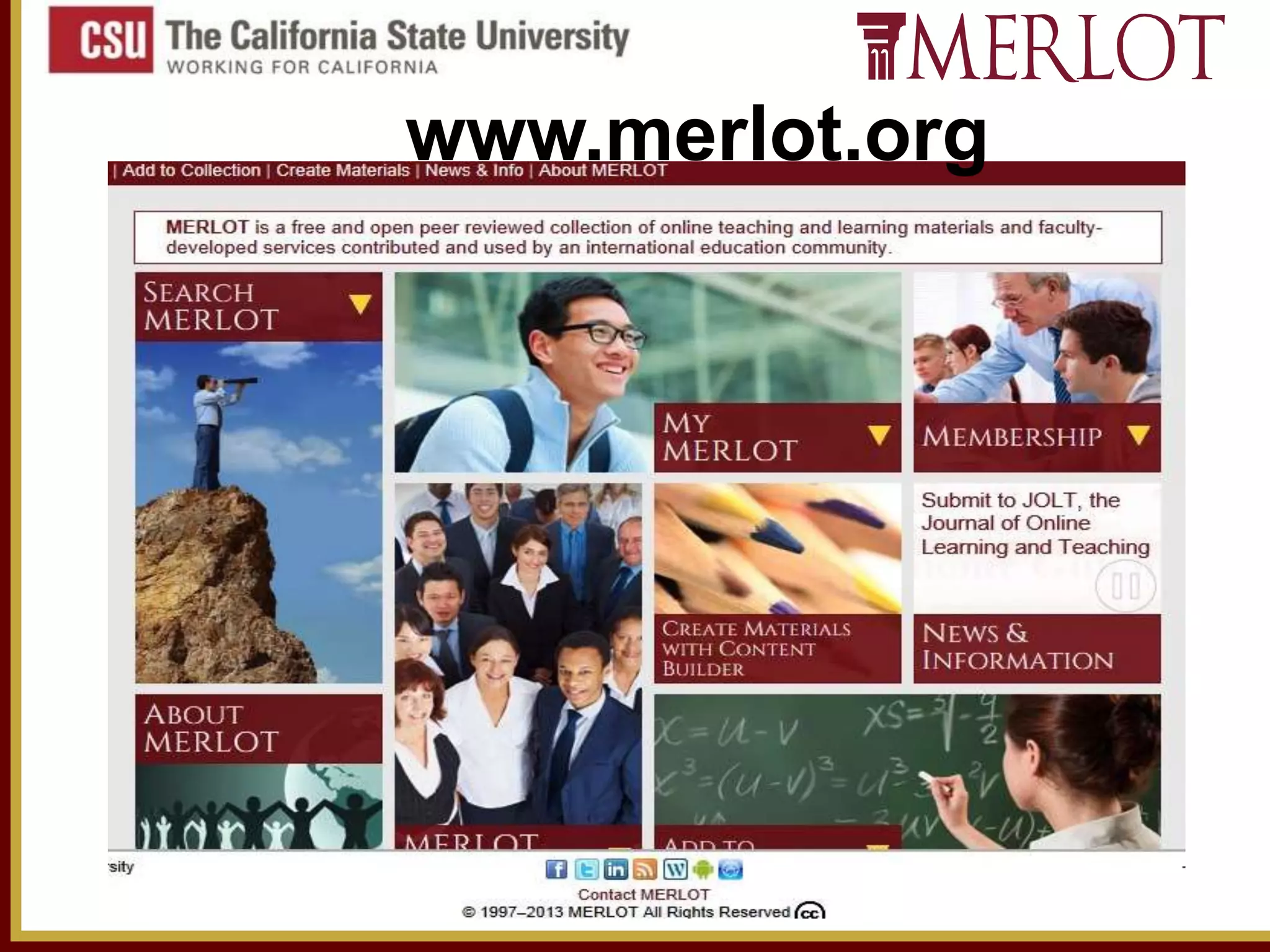 www.merlot.org
www.MERLOT.org

20

 