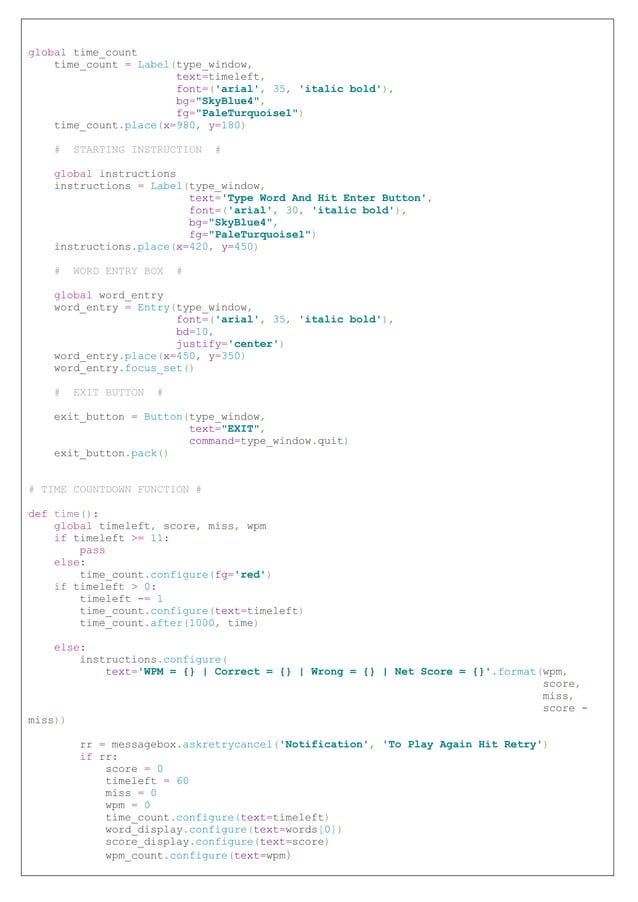 Class 12 CBSE Computer Science Investigatory Project | PDF
