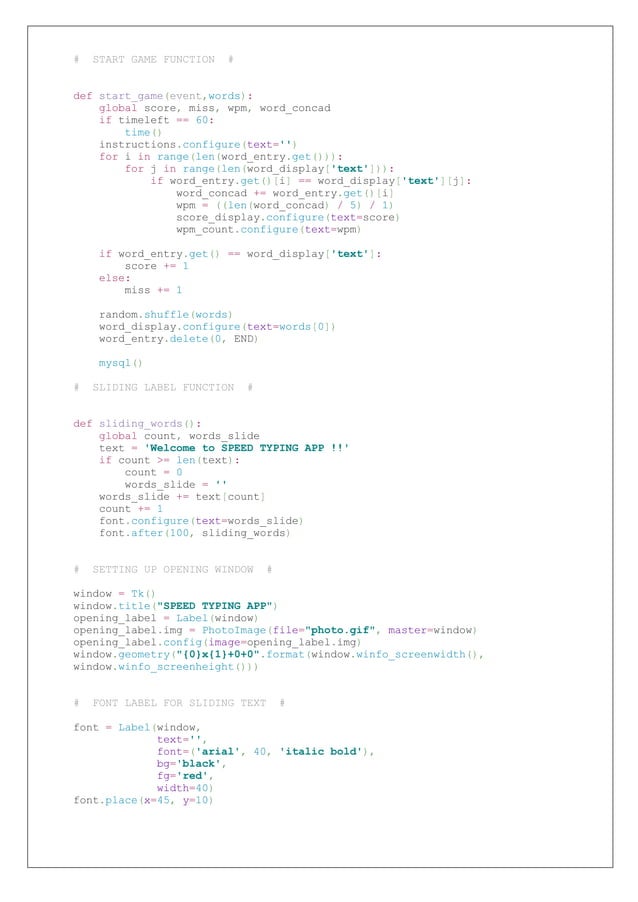 Class 12 CBSE Computer Science Investigatory Project | PDF
