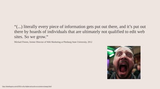 Content Strategy for Higher Ed