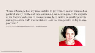 Content Strategy for Higher Ed