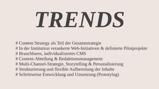 Content Strategy for Higher Ed