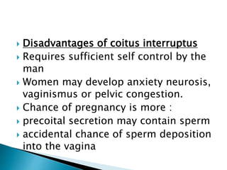 contraception and infertility