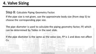 Process control presentation on Final Control Element, components ...