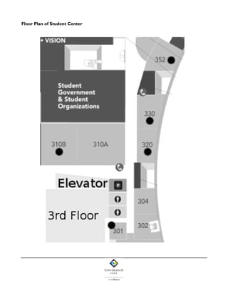 Floor Plan of Student Center

 