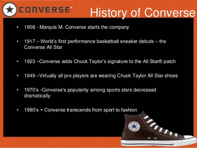 first converse shoe