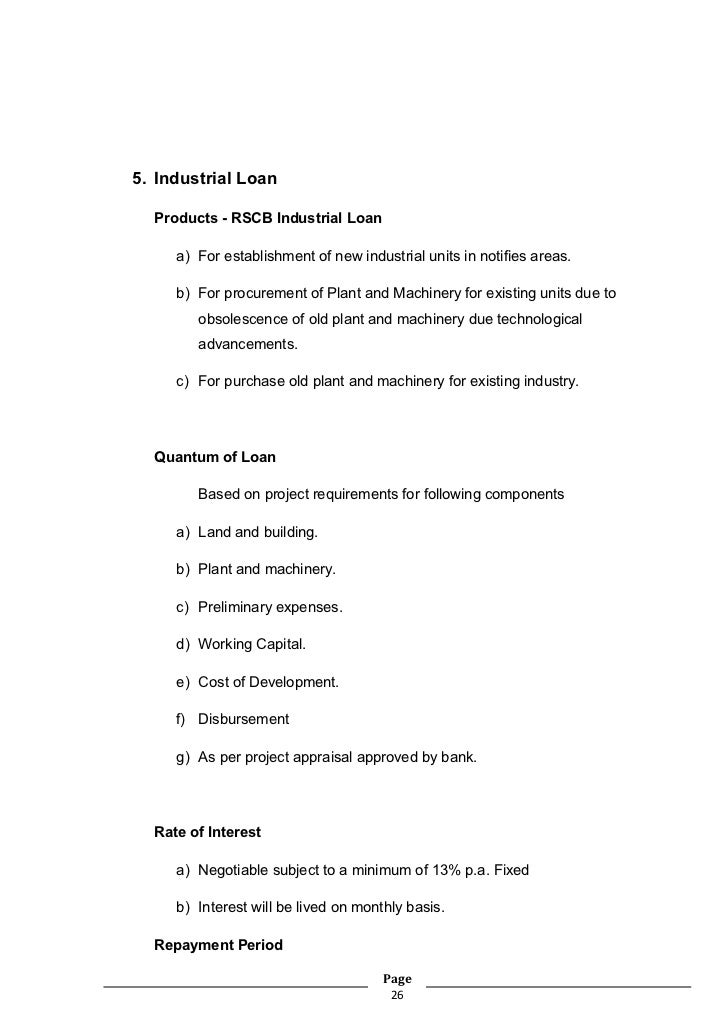 co oparative bank training project report bharati nama project report for loan application