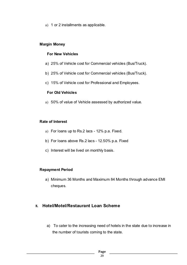 co oparative bank training project report bharati nama project report for bank loan format