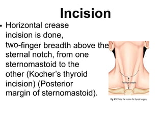 Substernal Goiter Incision Thyroid disorder with the case format and brief introduction of ...