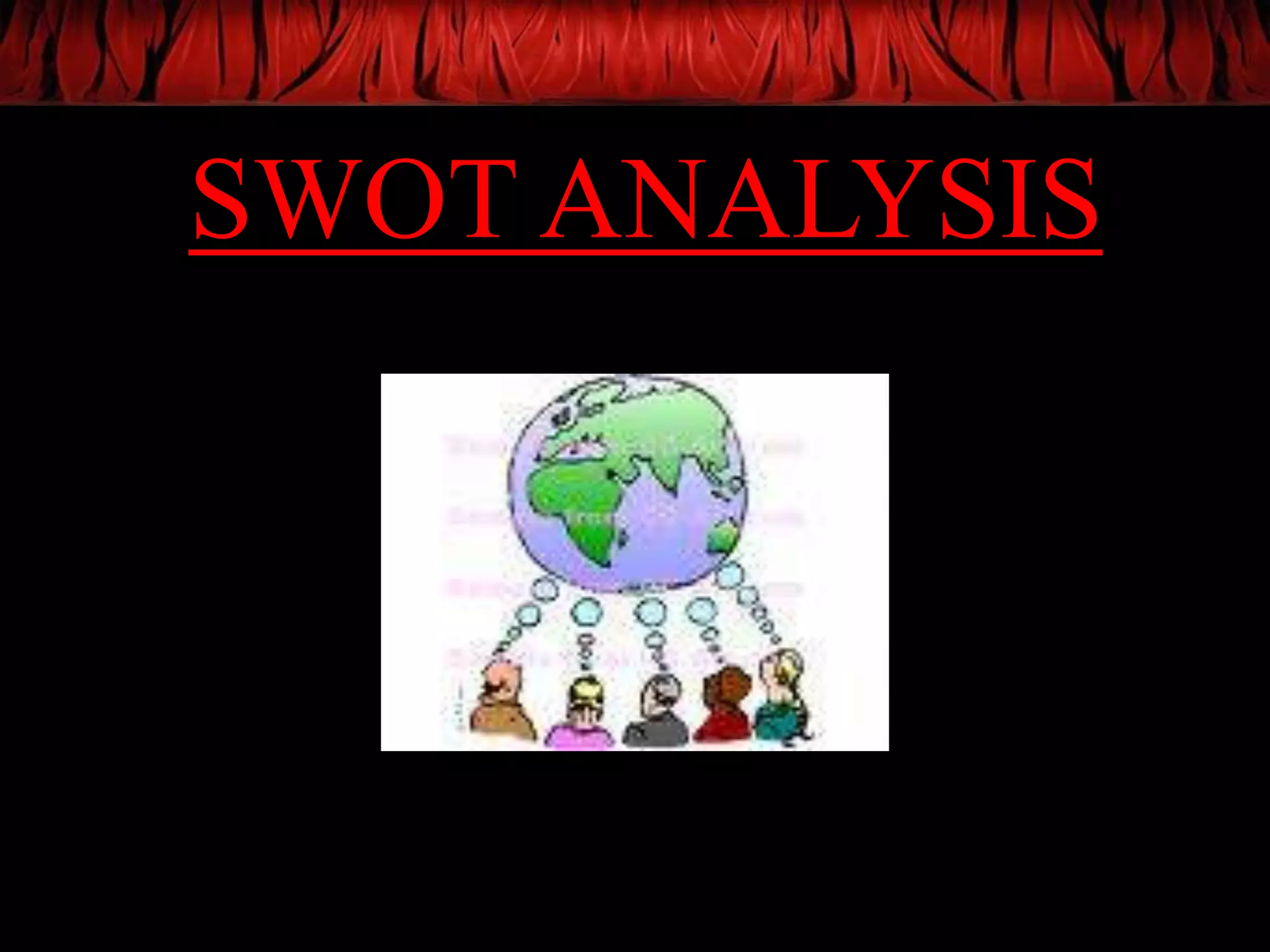 SWOT ANALYSIS
 
