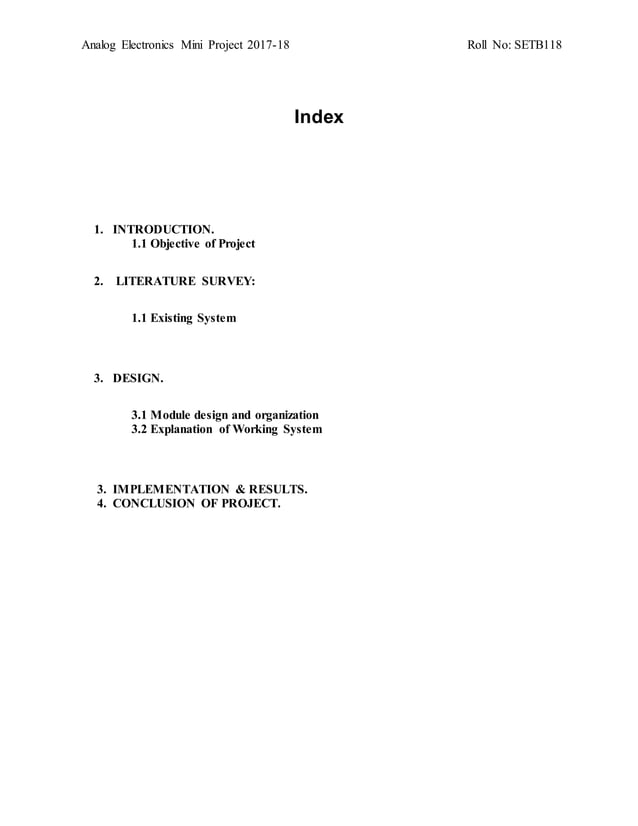 report on mini project Bicycle lock PDF