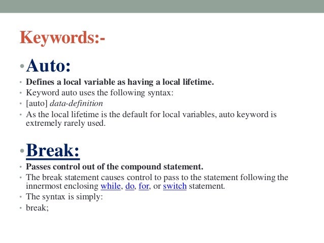 Fundamental Of C Fundamental Of C