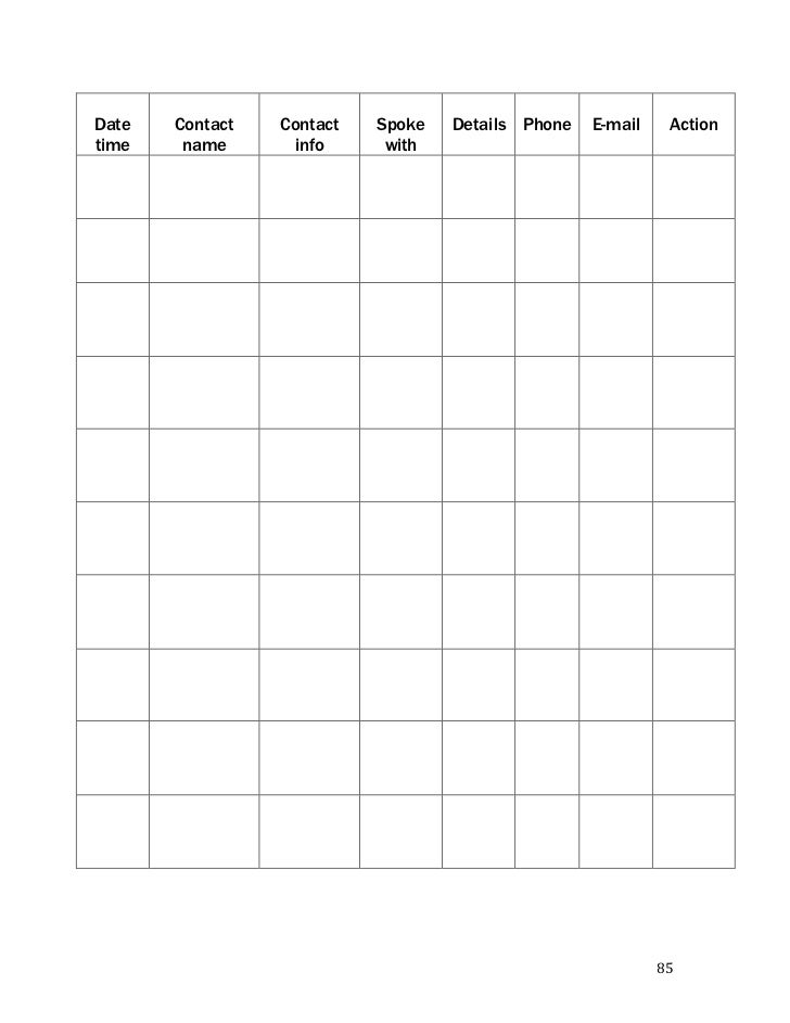 crisis communications handbook police radar log sheets