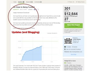 Updates (and Blogging)
 