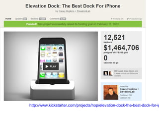 http://www.kickstarter.com/projects/hop/elevation-dock-the-best-dock-for-ip
 