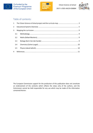 CSS Curricula Map | PDF