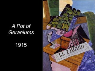 A Pot of
Geraniums

  1915
 