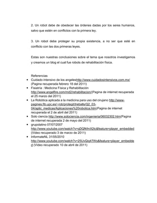 “Lokomat” robot de última generación es para pacientes con daños neurológicos que ayuda a la marcha de acuerdo a las capacidades y el peso corporal. Es principalmente para aquellas personas que tienen dificultad para caminar, ya que desarrolla esas articulaciones y se puede ver el avance y grado de reposición dependiendo de su capacidad motriz. Es para todas las personas que lo requieran como personas que padecen de “Parkinson” o parálisis cerebral. Es de manera gratuita y puede ser utilizado por niños desde los 4 años. Se brindan 2000 sesiones de terapias anuales.