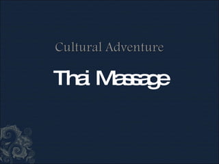 Thai Massage 