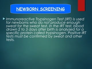 Irt Testing cystic fibrosis | PPT