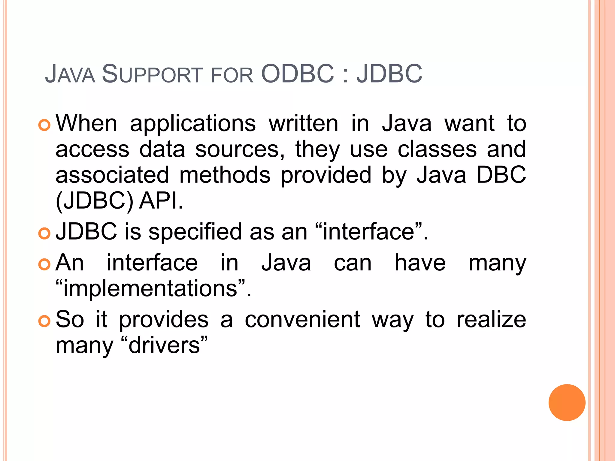 Final Database Connectivity in JAVA.ppt