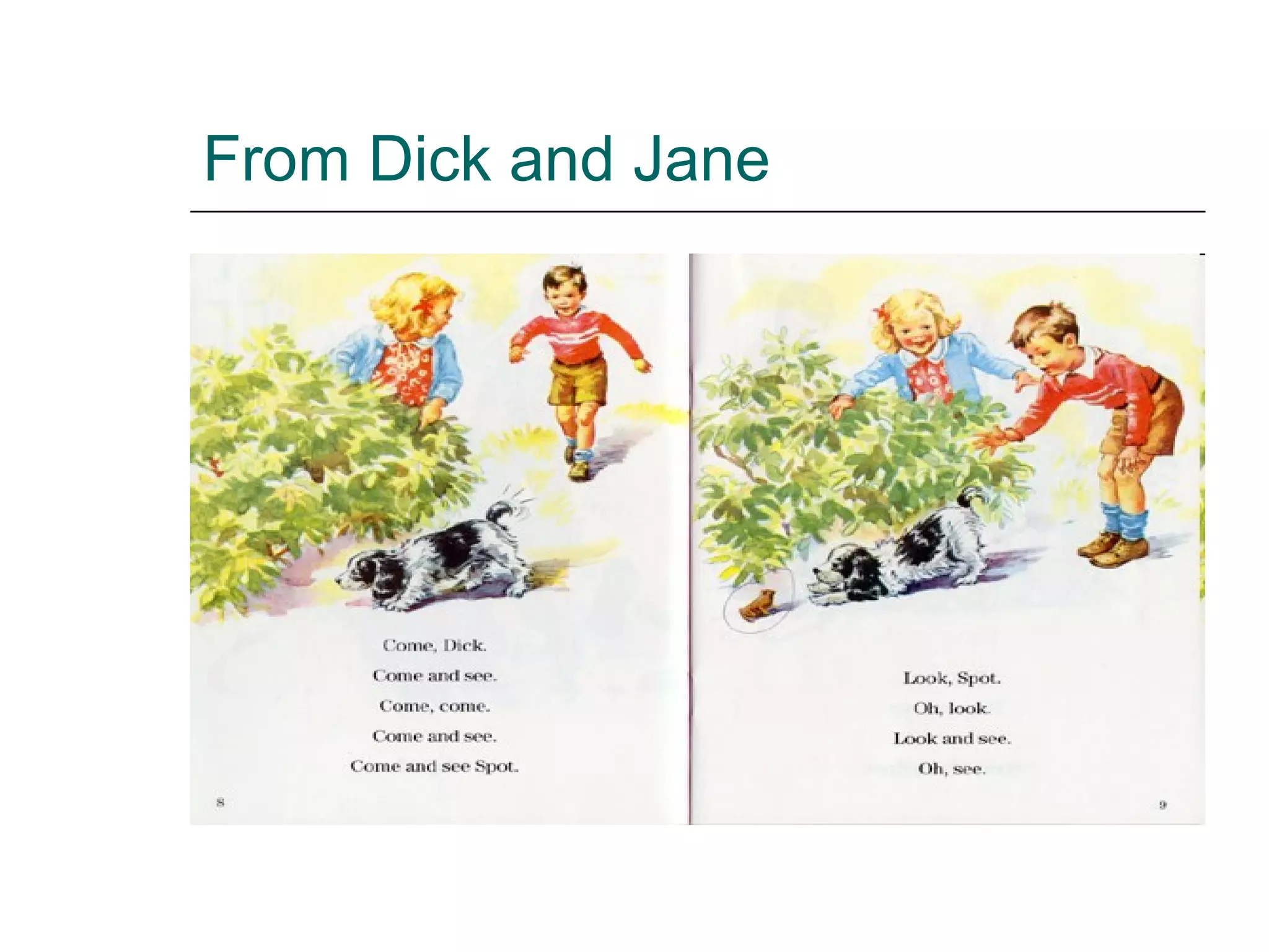 From Dick and Jane 
