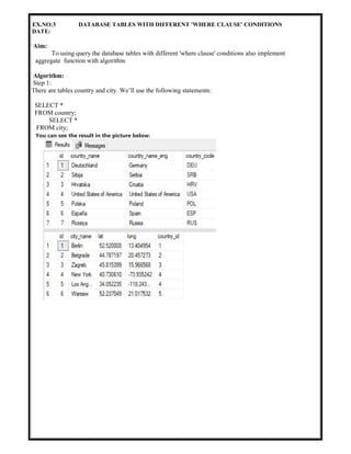 Final DBMS Manual (2).pdf final lab manual | PDF