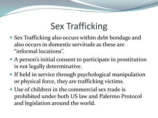 Sex Trafficking Issues December  2011 giving circle pppresentation