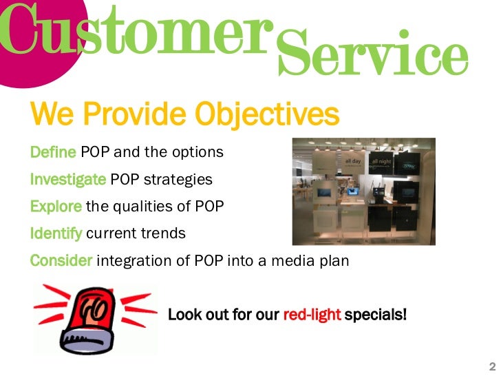 Point of Purchase Advertising Deck