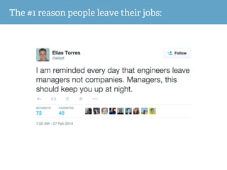 The #1 reason people leave their jobs:
 