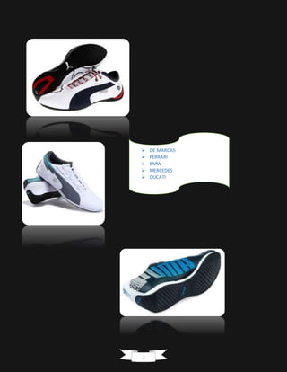 2
 DE MARCAS
 FERRARI
 BMW
 MERCEDES
 DUCATI
 