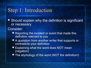 Comprehensive Guide to Writing Effective Definition Essays | PPT