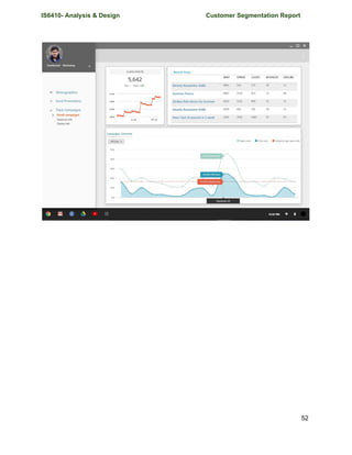 IS6410- Analysis & Design Customer Segmentation Report
52
 