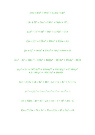 Final de matematicas cedart
