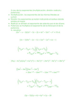 Final de matematicas cedart