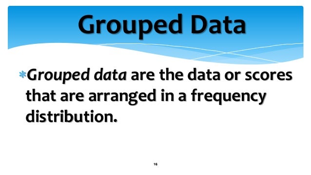 Mean Of Group Data 97