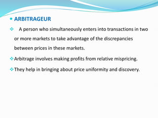 PPT Financial Derivatives, Scope and Importance | PPTX